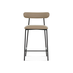 Cleo - Tabouret de comptoir en simili cuir