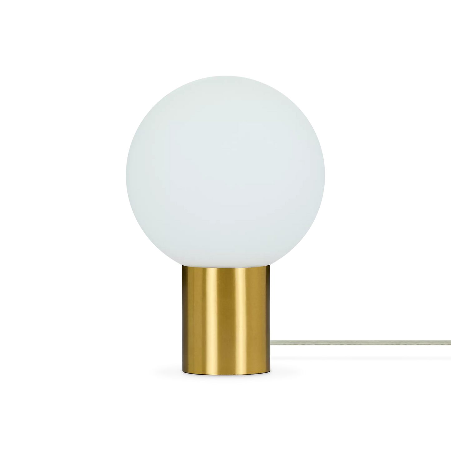 Allegra II - round table lamp with brass base