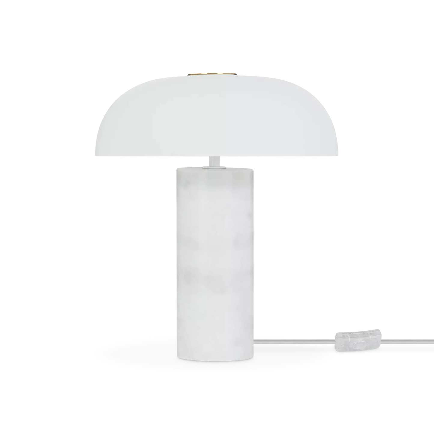 Tulle - marble and glass table lamp