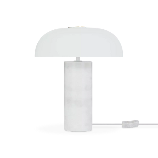 Tulle - marble and glass table lamp