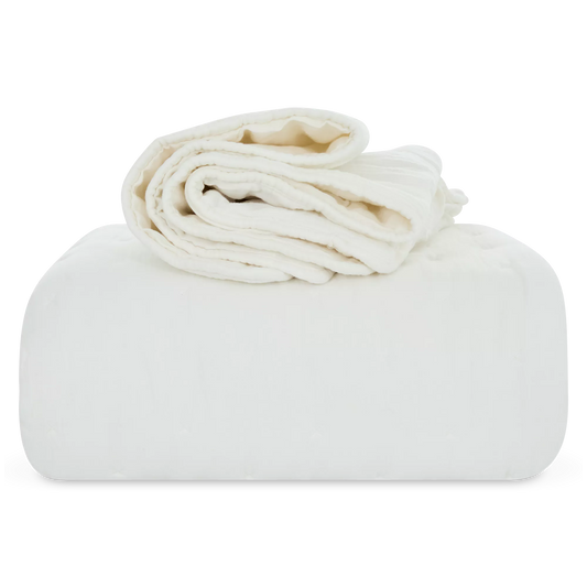 Mousseline - ensemble courtepointe et taies