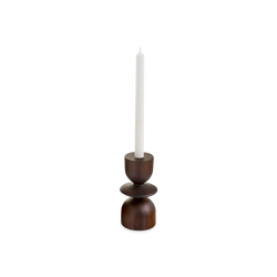 Lake - chandelier en bois foncé