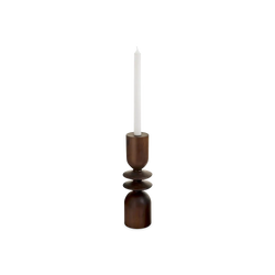 Lake - chandelier en bois foncé