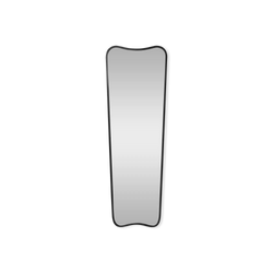 Gio - retro black metal mirror