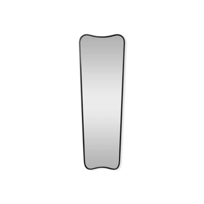Gio - retro black metal mirror