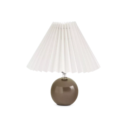 Davy - ceramic lamp with pleated shade