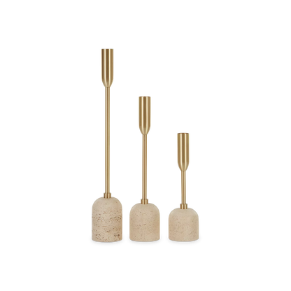 Vesta - Set of 3 Candle Holders