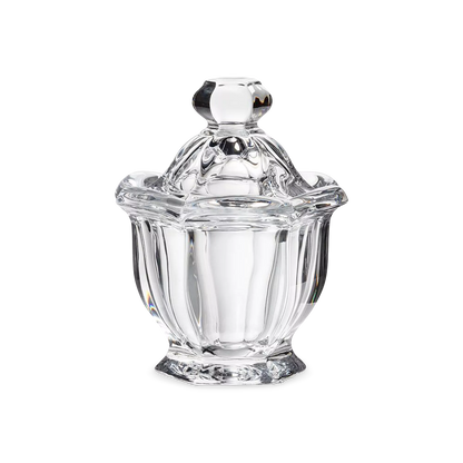 Compote - pot en verre avec couvercle
