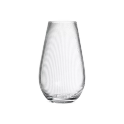 Parallel II - vase en verre texturé