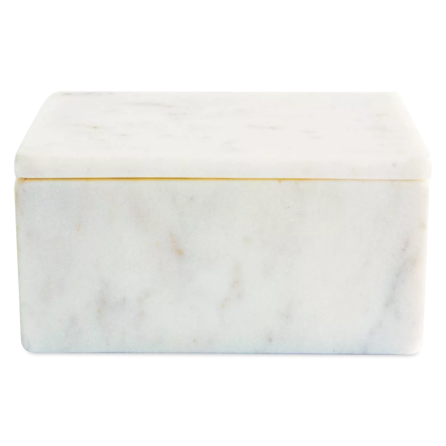 Marmol - petite boîte déco en marbre blanc