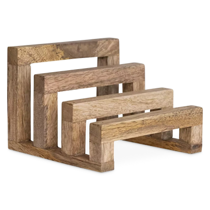 Cucina - wooden cutting board stand