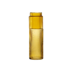 Ribbed - carafe set 0.6L with glass