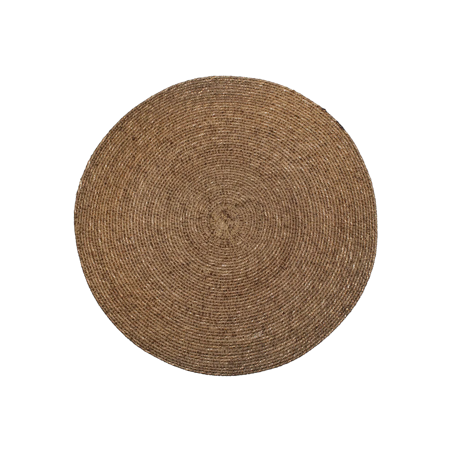 Salina - round woven-fiber placemat