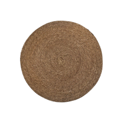 Salina - round woven-fiber placemat