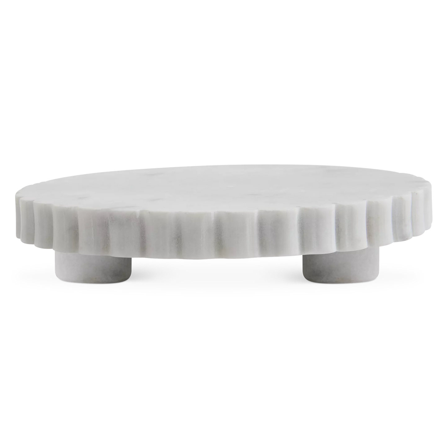Écume - white marble tray