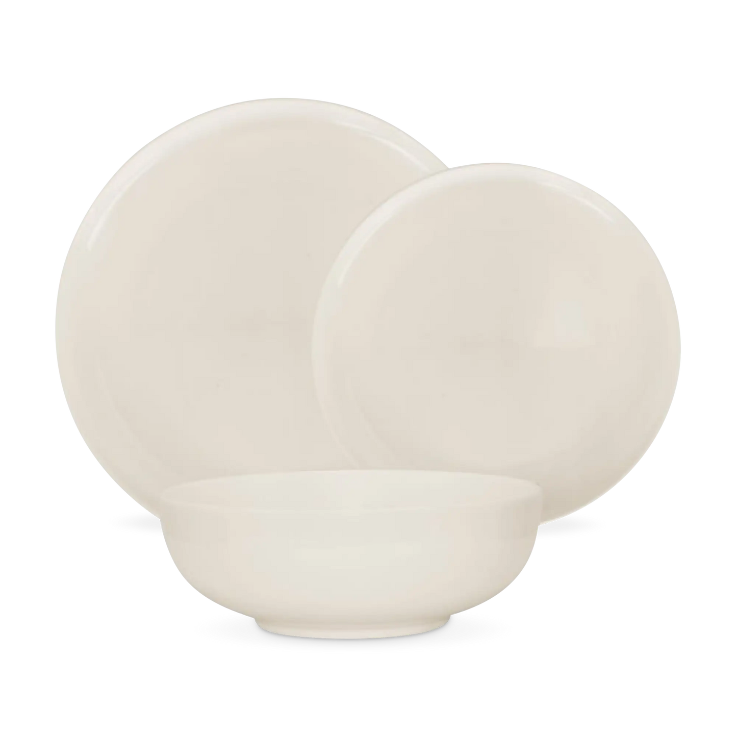 Bistro - service de vaisselle en porcelaine 12 pièces