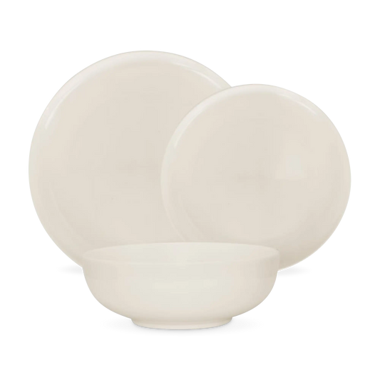 Bistro - service de vaisselle en porcelaine 12 pièces