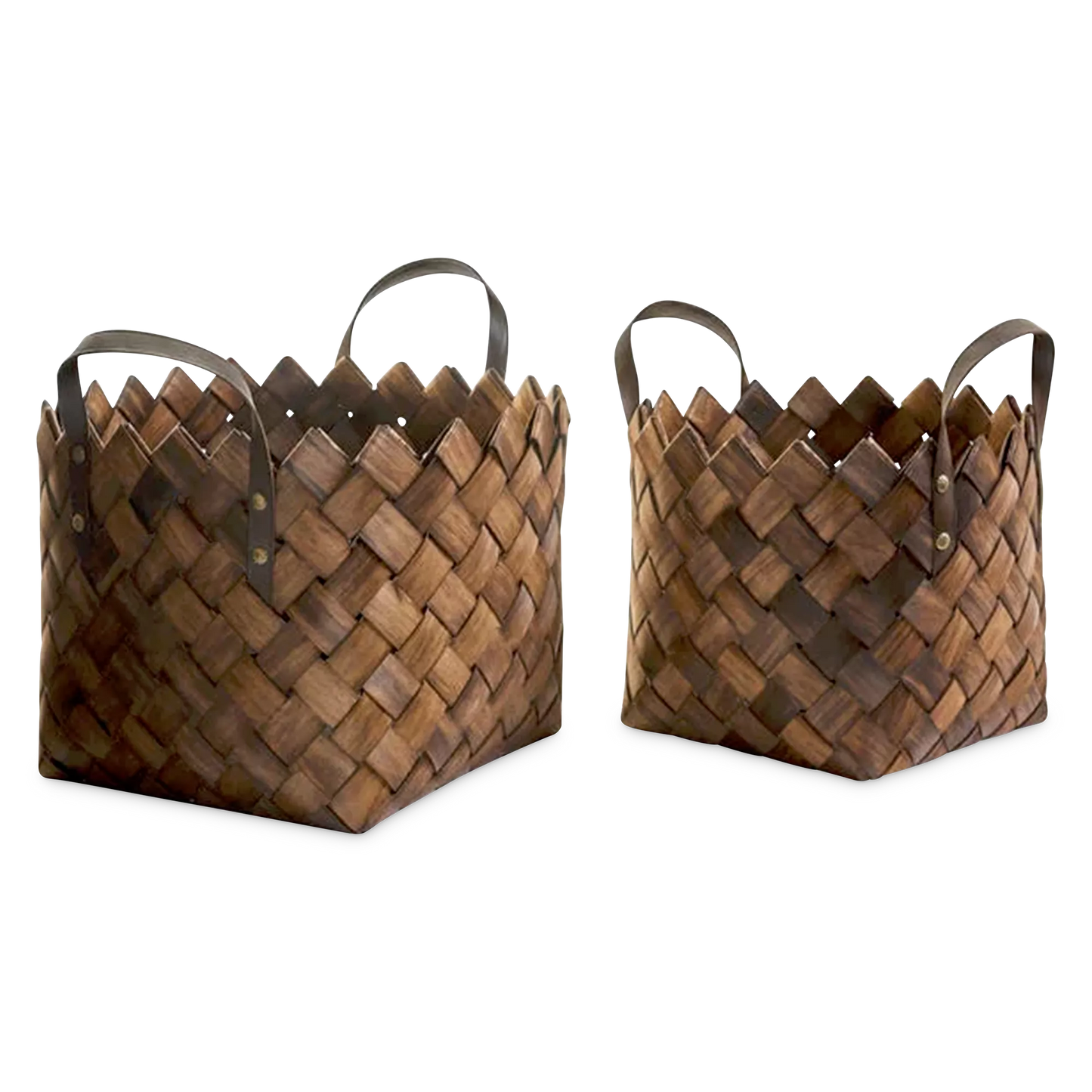 Gansu - ensemble de 2 paniers tressés