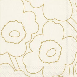 Piirto Unikko - collection serviettes de table en papier par Marimekko