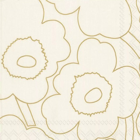 Piirto Unikko - collection serviettes de table en papier par Marimekko