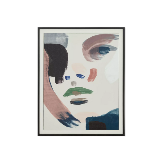 Face Centermonted - tableau portrait de style moderne