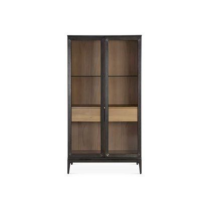 Cecilia - Vitrine en placage d’acacia