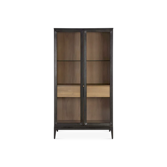 Cecilia - Vitrine en placage d’acacia