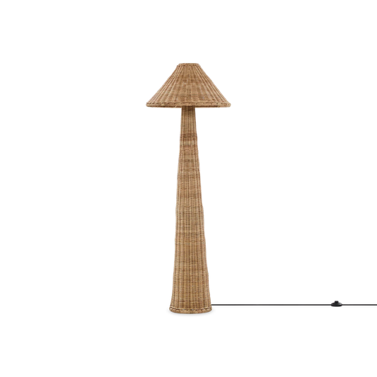 Balamban - lampe sur pied en fibre tressée