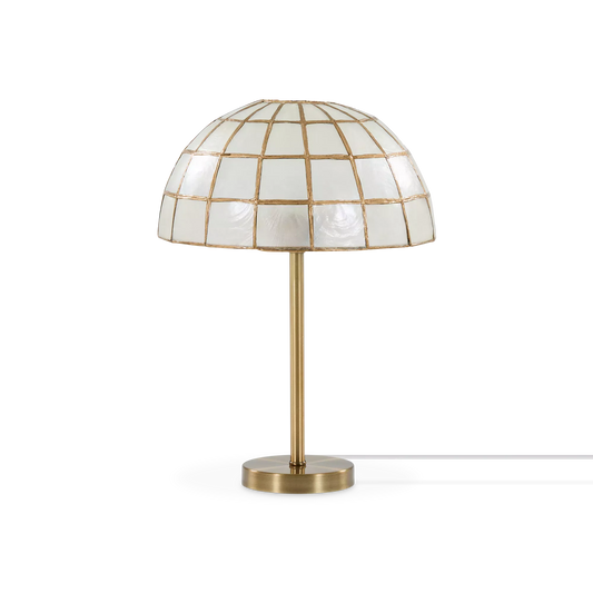 Freedom - Lampe de table en coquillage de capiz