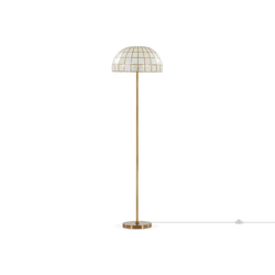Freedom - lampe sur pied en capiz