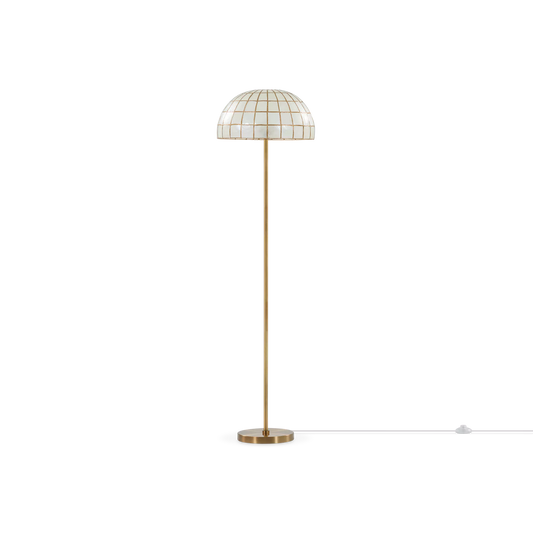 Freedom - lampe sur pied en capiz