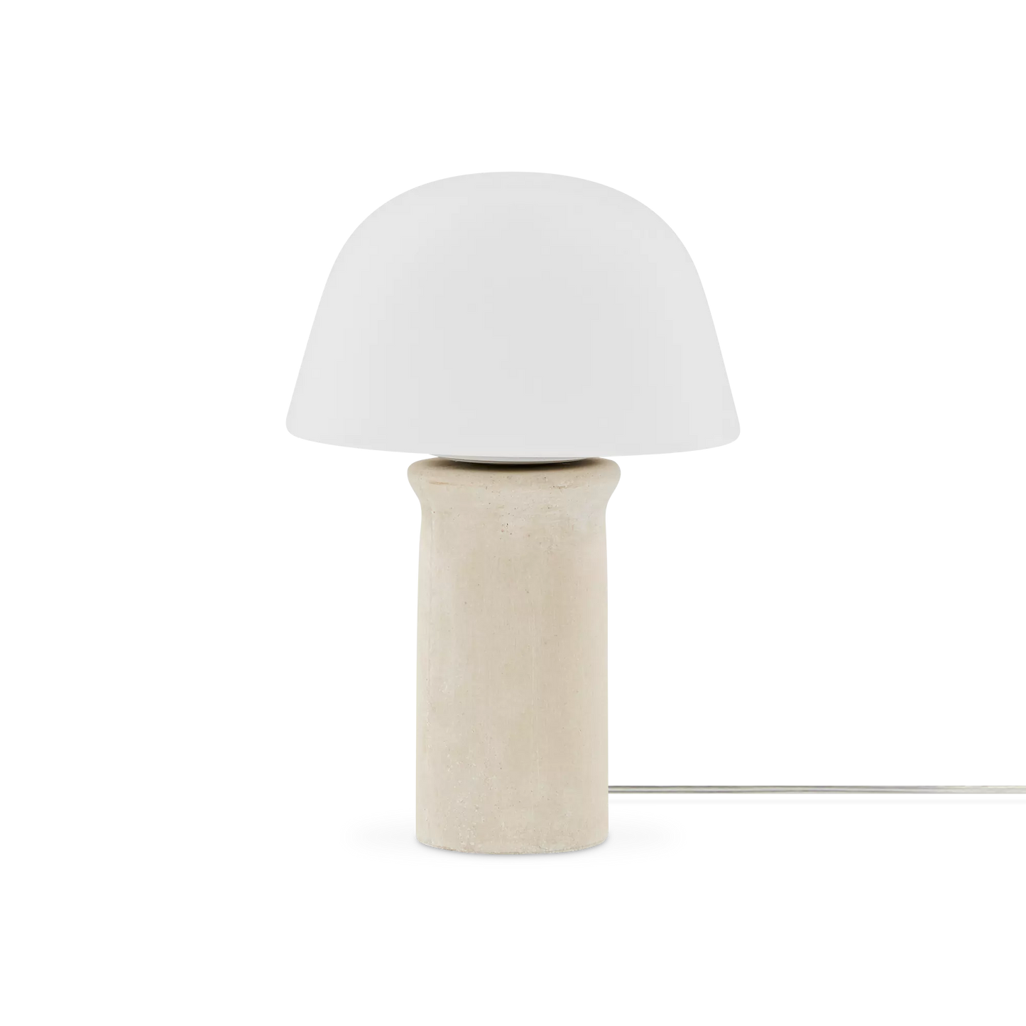 Milk - lampe de table avec dôme en verre