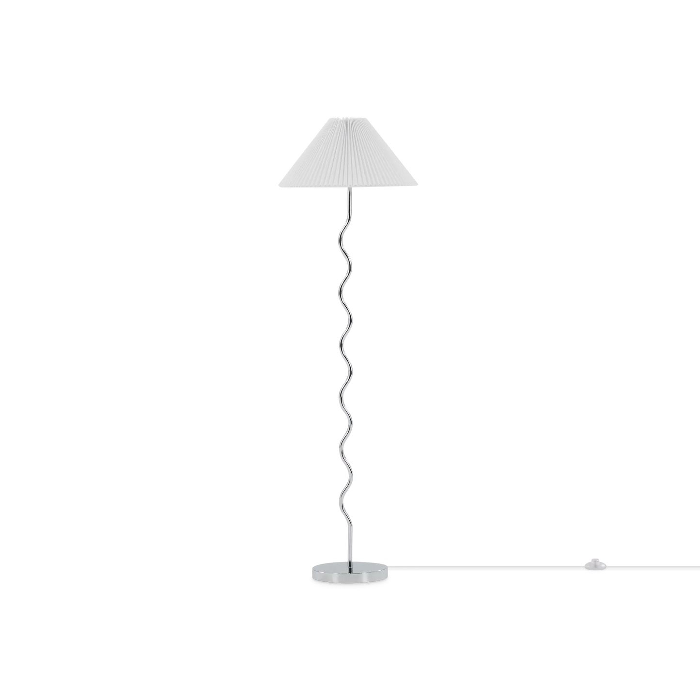 Waves - lampe sur pied avec structure ondulée