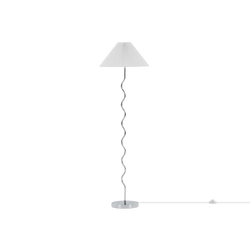 Waves - lampe sur pied avec structure ondulée