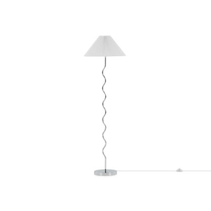 Waves - lampe sur pied avec structure ondulée