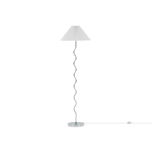 Waves - lampe sur pied avec structure ondulée
