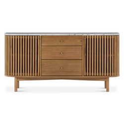 Soho - Buffet en chêne 3 tiroirs
