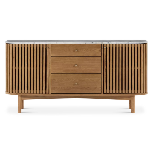 Soho - 3-drawers Oak Sideboard