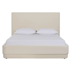 Nube - Lit rembourré en tissu bouclé