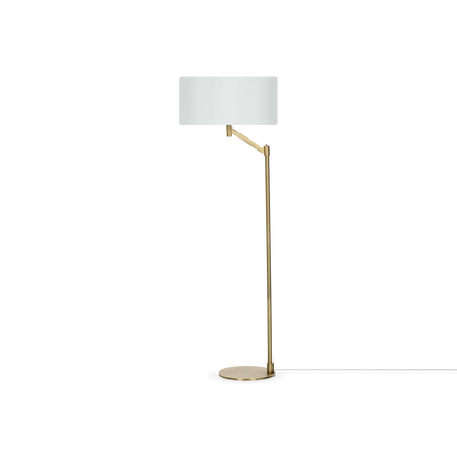 Cassio - lampe de plancher en laiton mat 