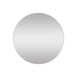 Britta - round metal-framed mirror