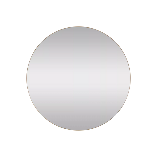Britta - round metal-framed mirror