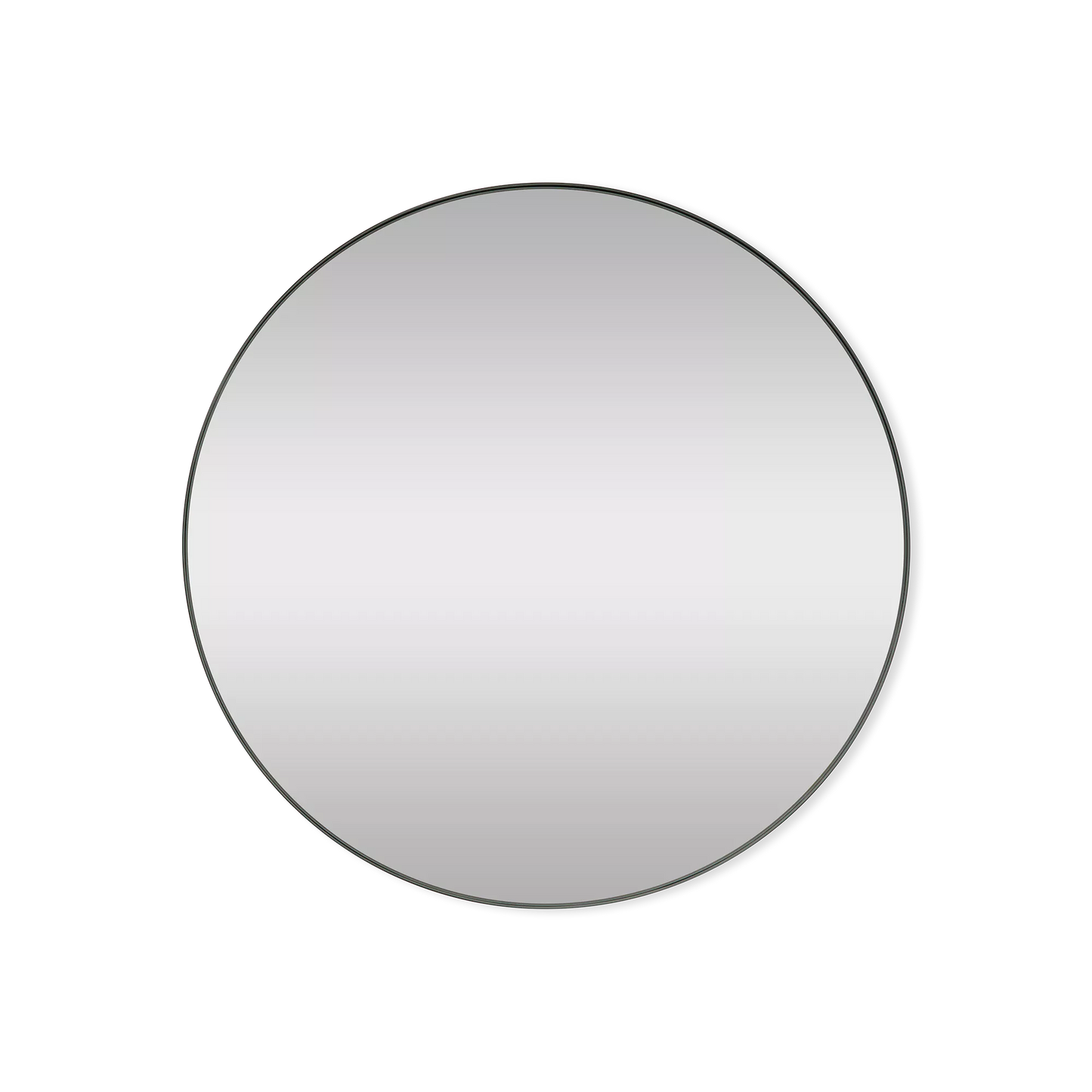 Britta - round metal-framed mirror