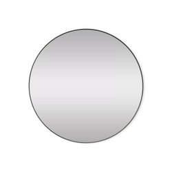 Britta - round metal-framed mirror