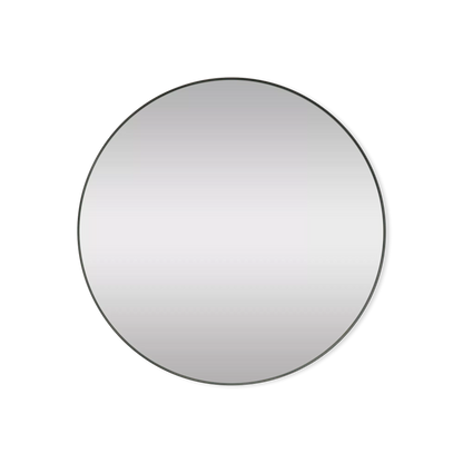 Britta - round metal-framed mirror