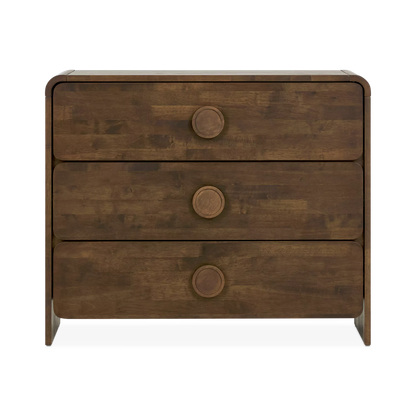 François - commode 3 tiroirs en noyer