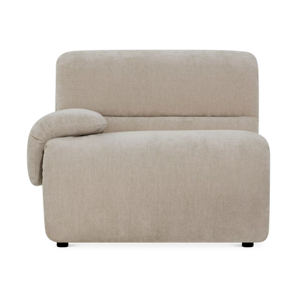 Agadir - fauteuil modulable avec bras gauche