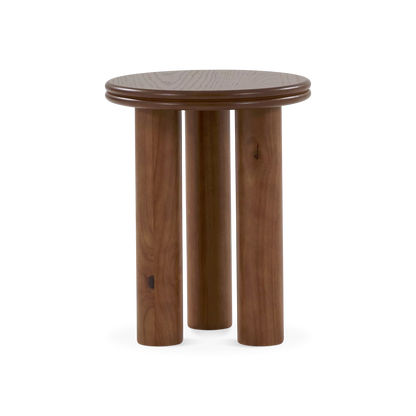 Kara - Round Wood Side Table