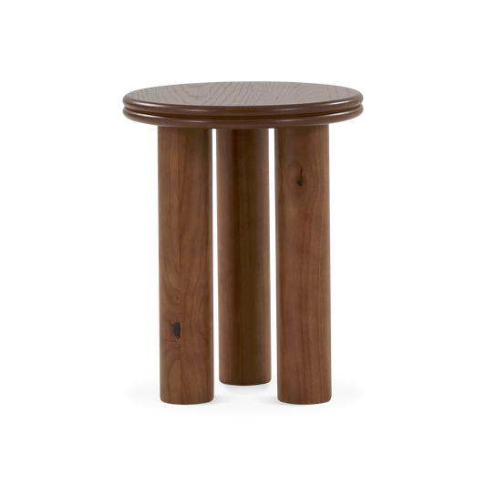 Kara - Round Wood Side Table