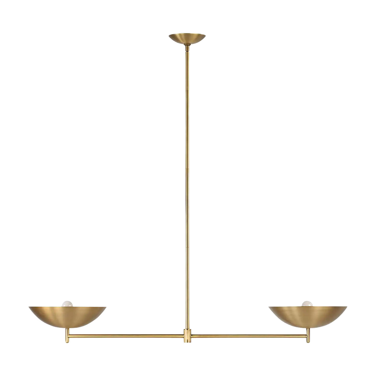 Waxlow - Waxlow, brushed brass and iron ceiling light